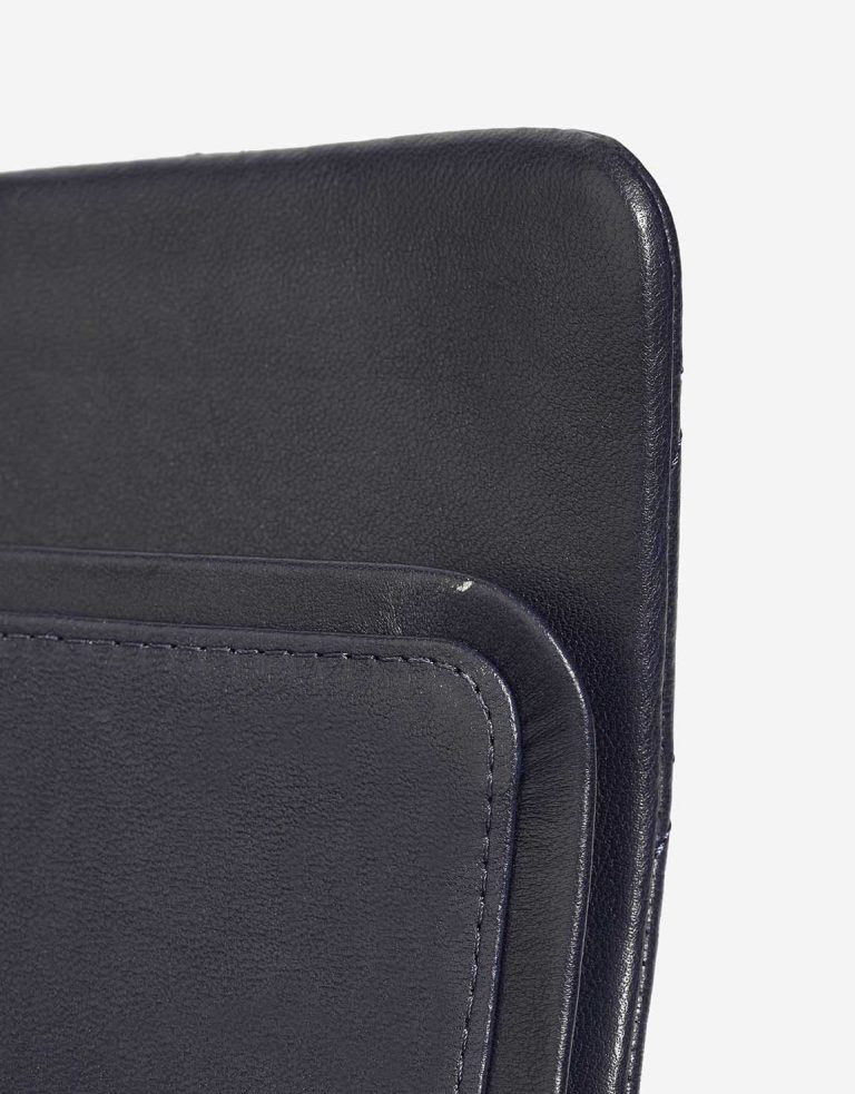 Chanel Timeless Small Lamb Dark Blue Signs of wear | Sell your designer bag