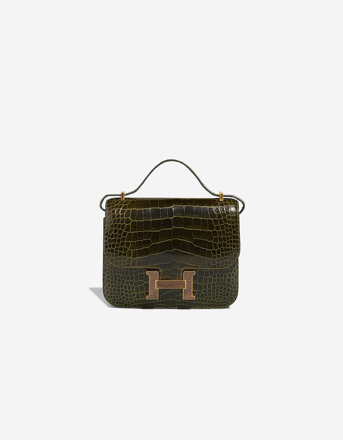 Hermès Constance 18 Alligator / Lizard Vert Véronèse | SACLÀB