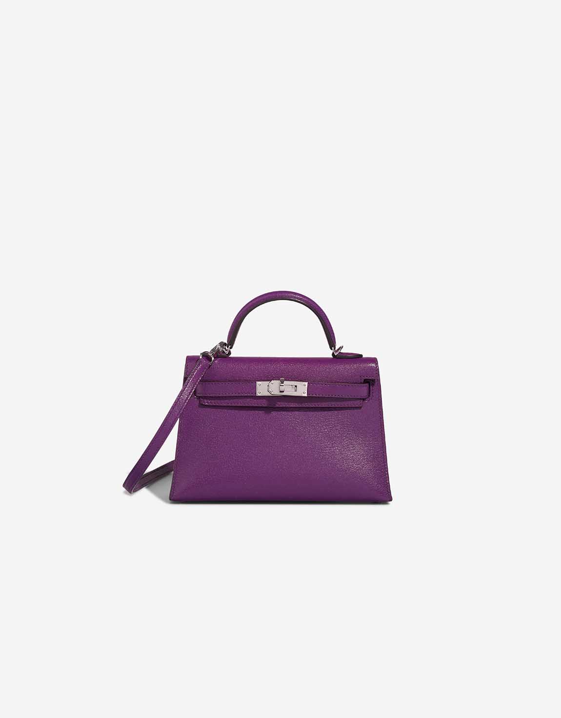 Hermès Kelly Mini Chèvre Anemone | SACLÀB