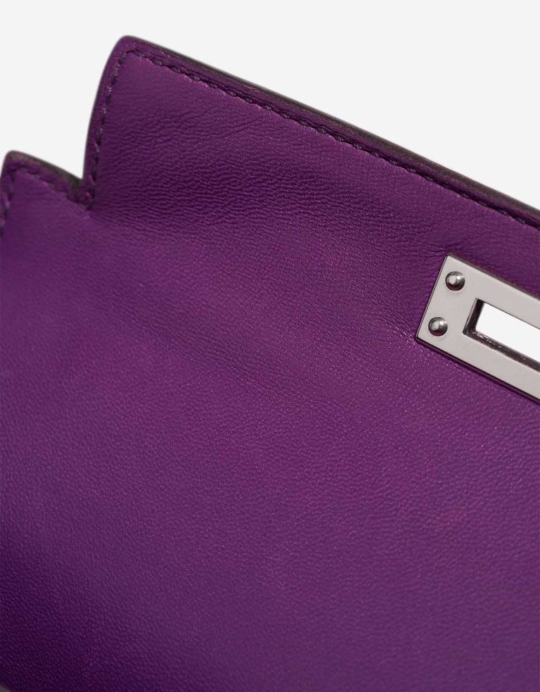 Hermès Kelly Mini Chèvre Anemone Signs of wear | Sell your designer bag