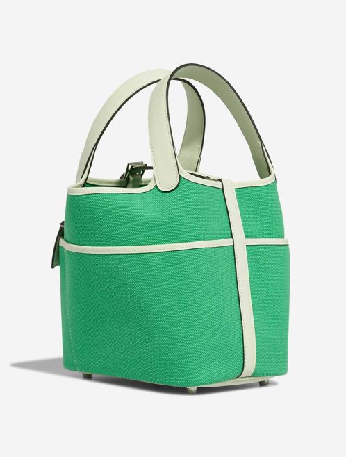 Hermès Picotin Cargo 18 Toile Goeland / Swift Vert Comics / Vert Fizz | Sell your designer bag