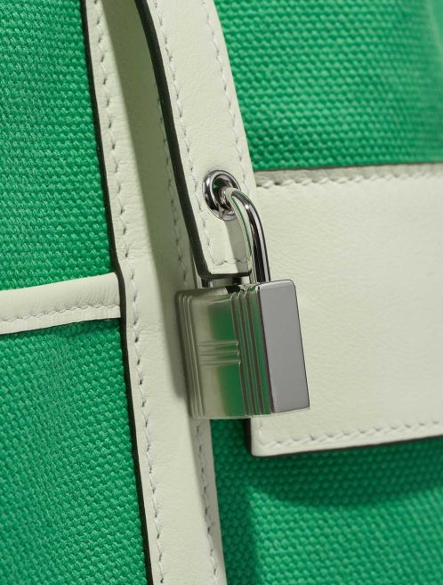 Hermès Picotin Cargo 18 Toile Goeland / Swift Vert Comics / Vert Fizz Closing System | Sell your designer bag