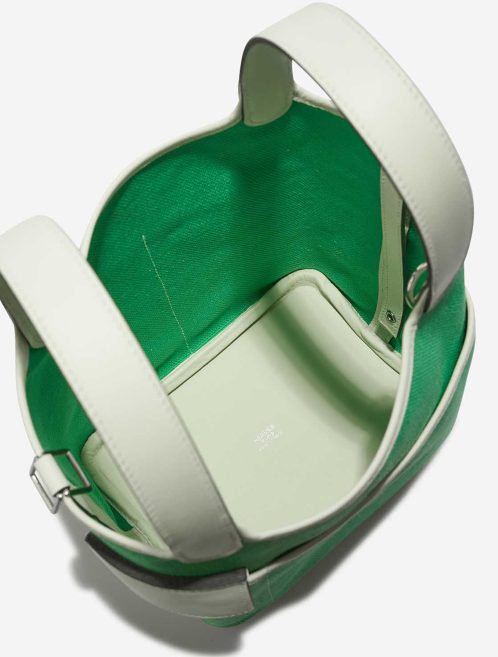 Hermès Picotin Cargo 18 Toile Goeland / Swift Vert Comics / Vert Fizz Inside | Sell your designer bag