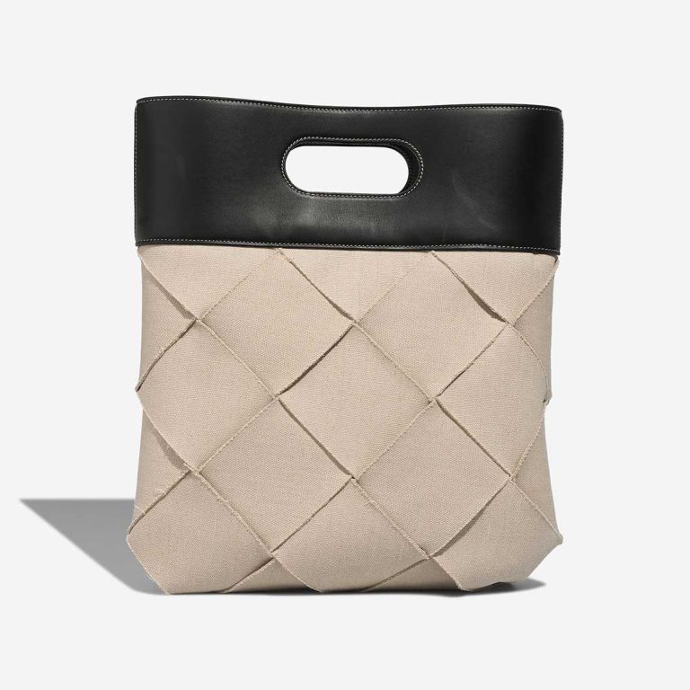 Bottega Veneta Slip Tote Calf / Canvas Naturel / Black | Sell your designer bag