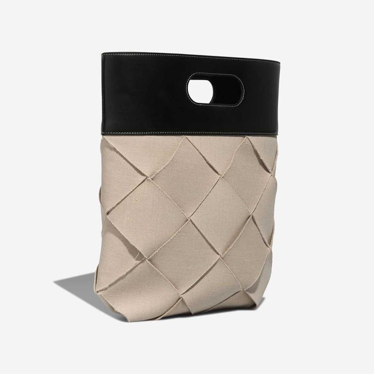 Bottega Veneta Slip Tote Calf / Canvas Naturel / Black | Sell your designer bag