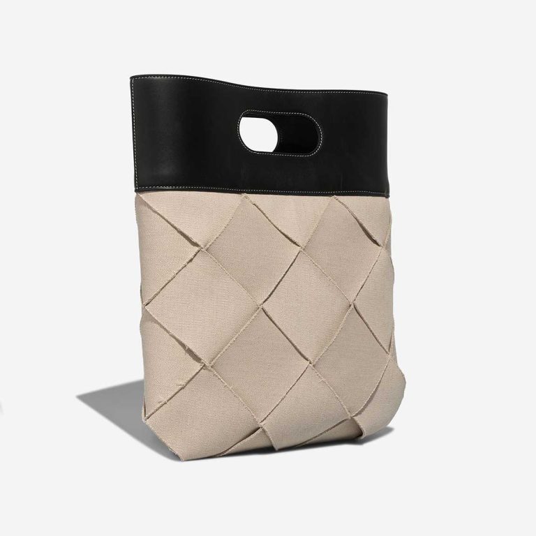 Bottega Veneta Slip Tote Calf / Canvas Naturel / Black | Sell your designer bag