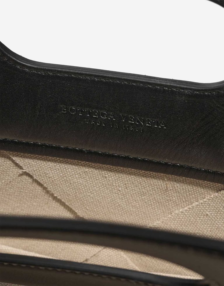 Bottega Veneta Slip Tote Calf / Canvas Naturel / Black Logo | Sell your designer bag