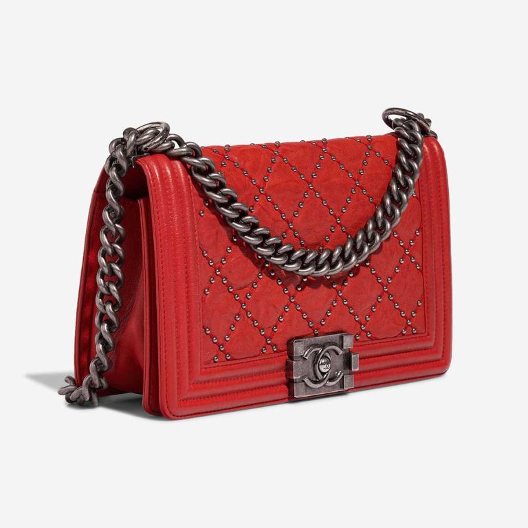 Chanel Boy Old Medium Calf Red | Sell your designer bag