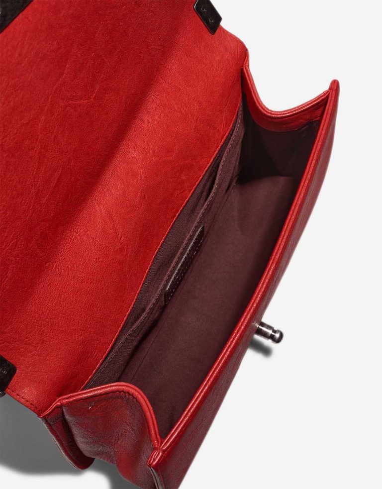 Chanel Boy Old Medium Calf Red Inside | Sell your designer bag