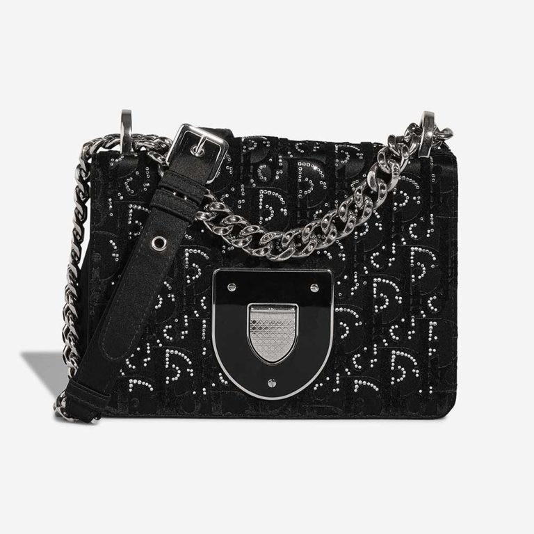 Dior Diorama Small Satin / Calf Black Front | Sell your designer bag