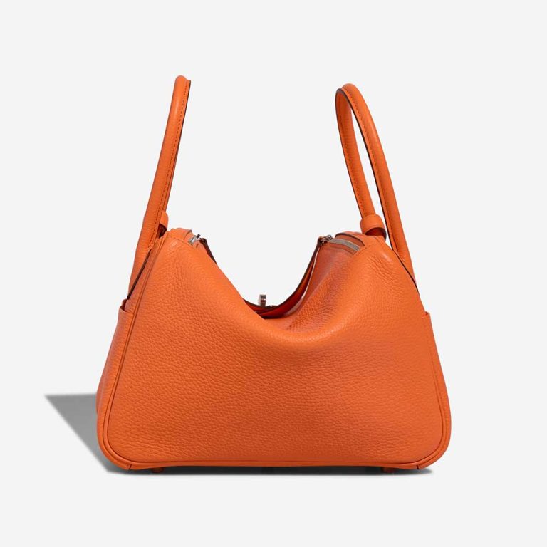 Hermès Lindy 26 Taurillon Clémence Orange Minium | Sell your designer bag