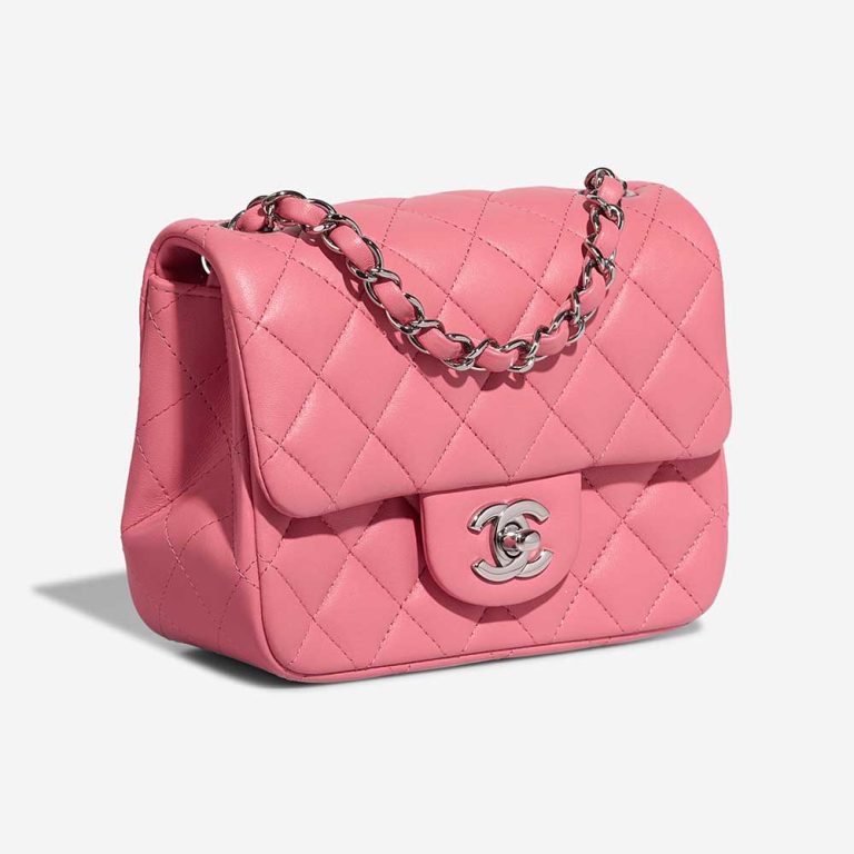 Chanel Timeless Mini Square Lamb Pink | Sell your designer bag