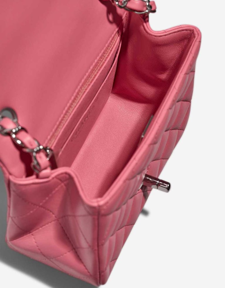 Chanel Timeless Mini Square Lamb Pink Inside | Sell your designer bag