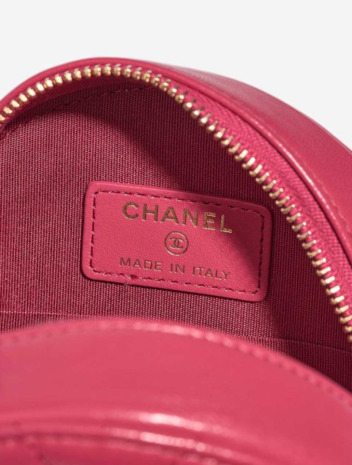 Chanel 19 Round Clutch Lamb Pink Logo | Sell your designer bag