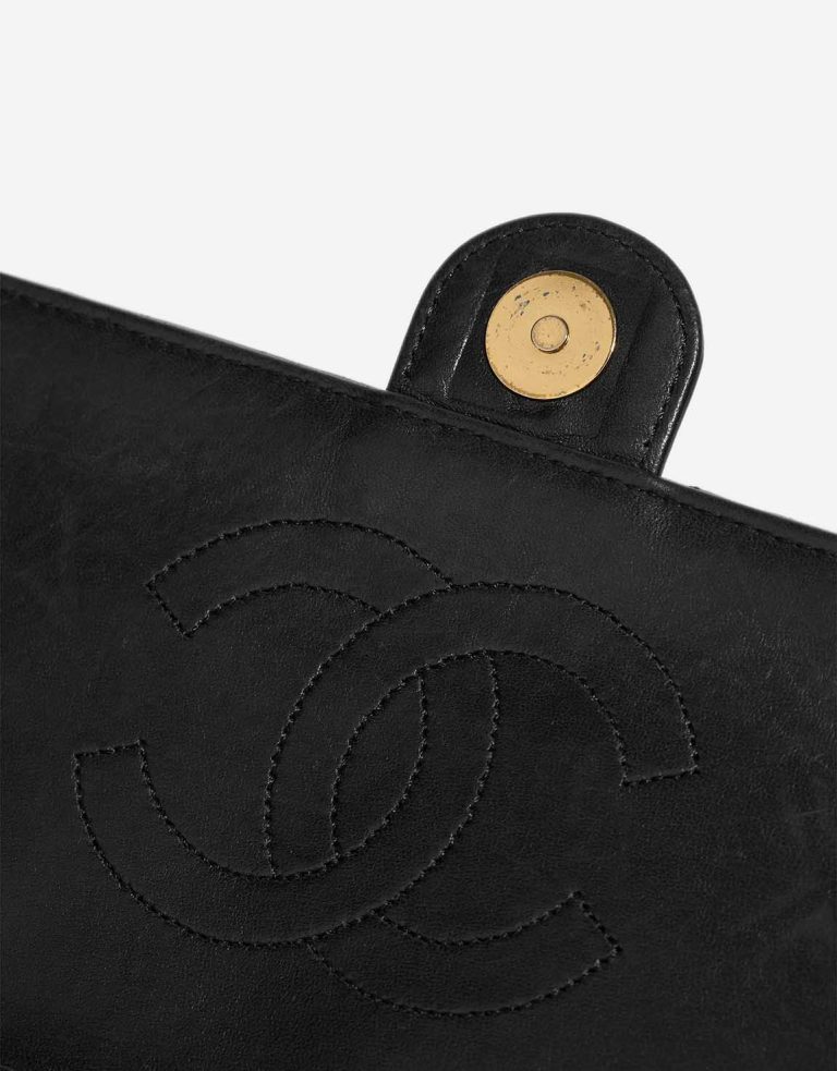 Chanel Timeless Medium Lamb Black Signs of wear | Sell your designer bag