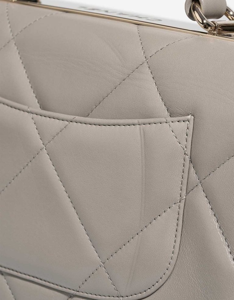 Chanel Trendy CC Medium Lamb Grey Signs of wear | Sell your designer bag