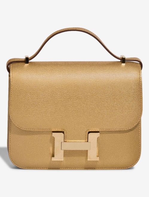 Hermès Constance 18 Chèvre Mysore Dore Front | Sell your designer bag