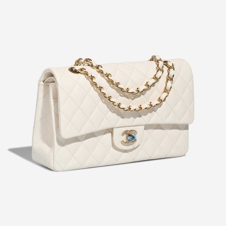 Chanel Timeless Medium Caviar White | Sell your designer bag