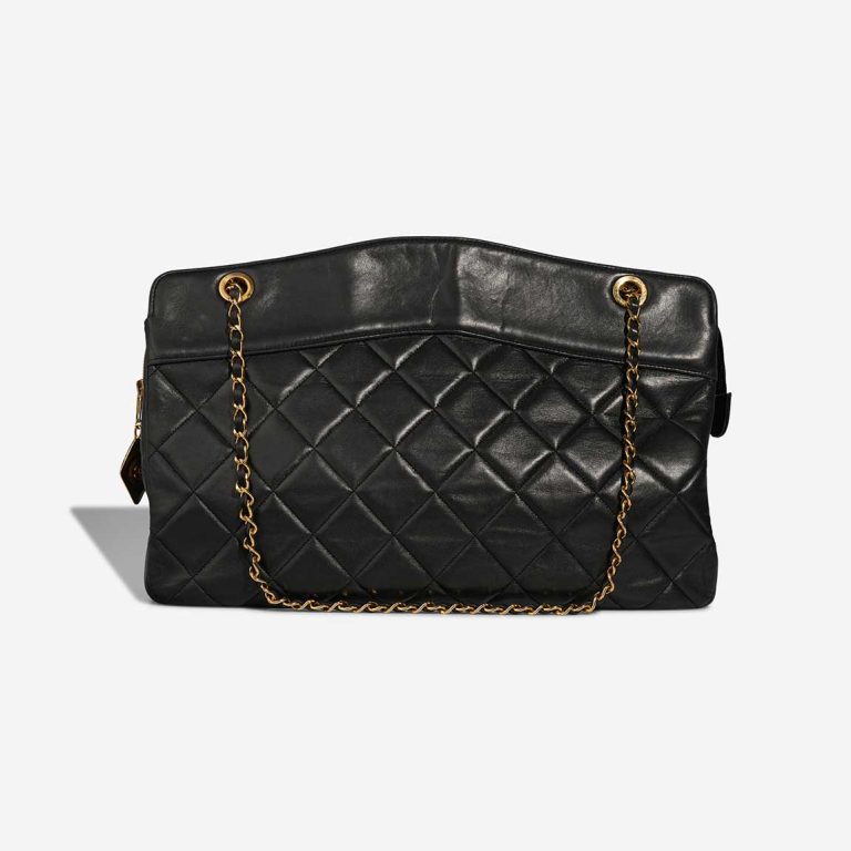 Chanel Grand Shopping Tote Lamb Black Front | Sell your designer bag
