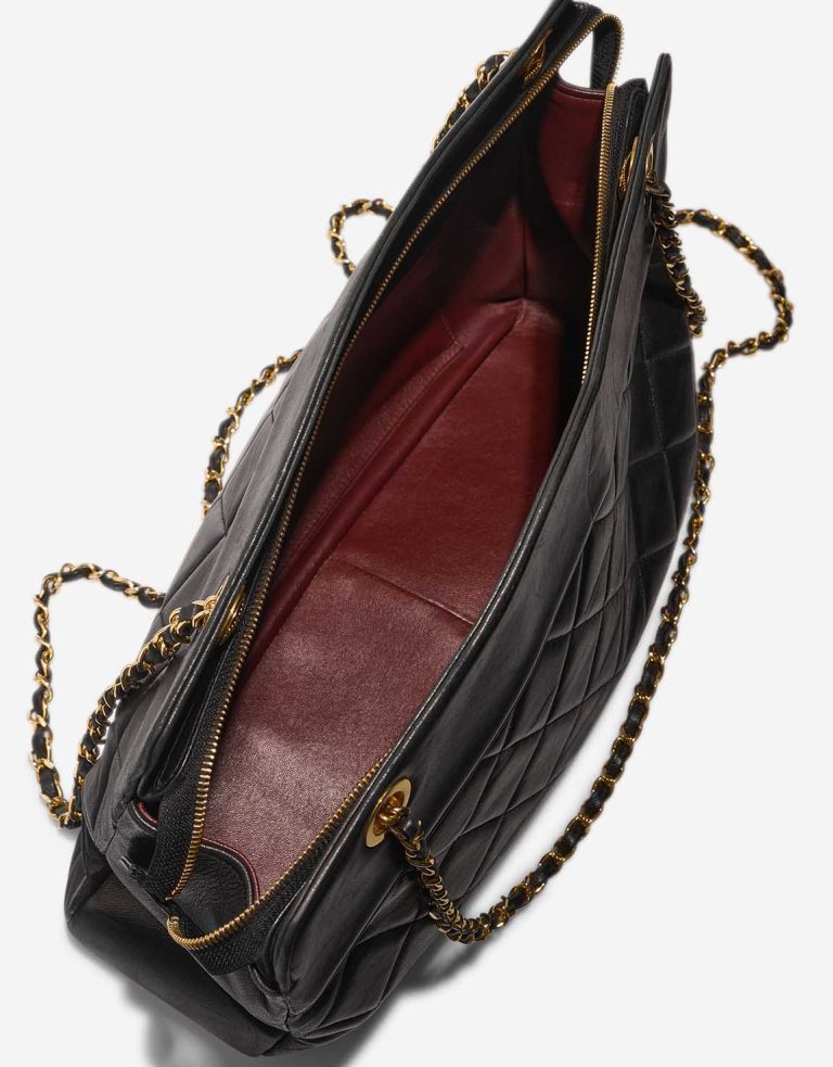 Chanel Grand Shopping Tote Lamb Black Inside | Sell your designer bag