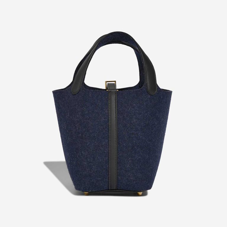 Hermès Picotin 18 Swift / Feutre Wool Bleu Nuit / Caban | Sell your designer bag