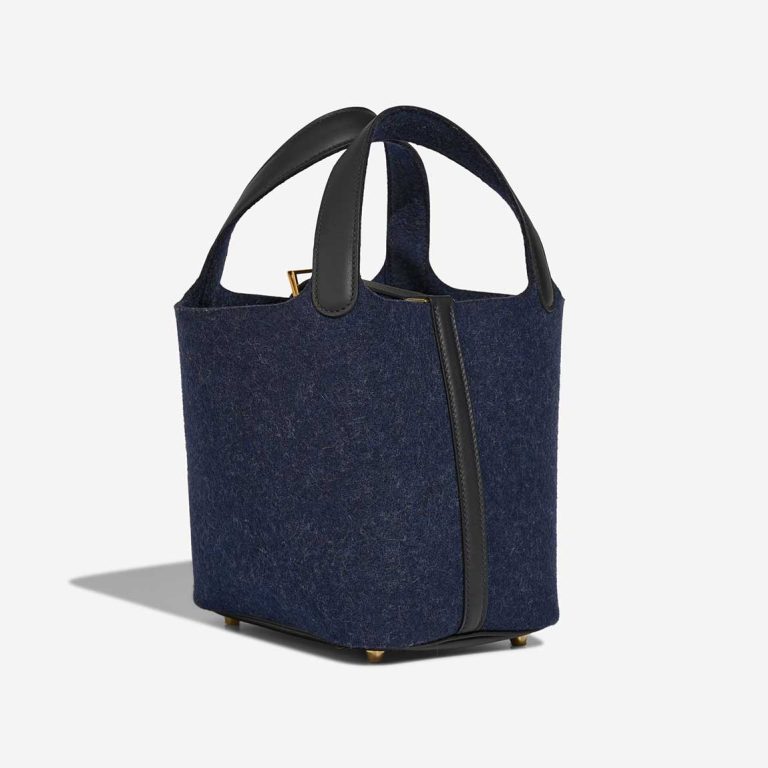 Hermès Picotin 18 Swift / Feutre Wool Bleu Nuit / Caban | Sell your designer bag