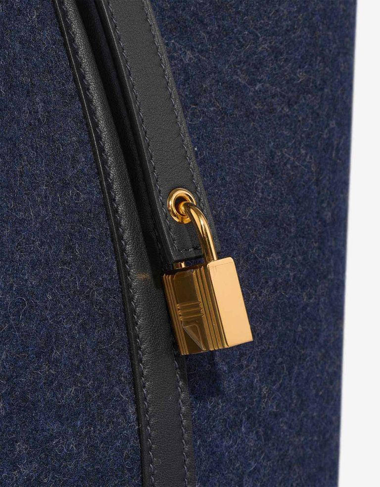 Hermès Picotin 18 Swift / Feutre Wool Bleu Nuit / Caban Closing System | Sell your designer bag