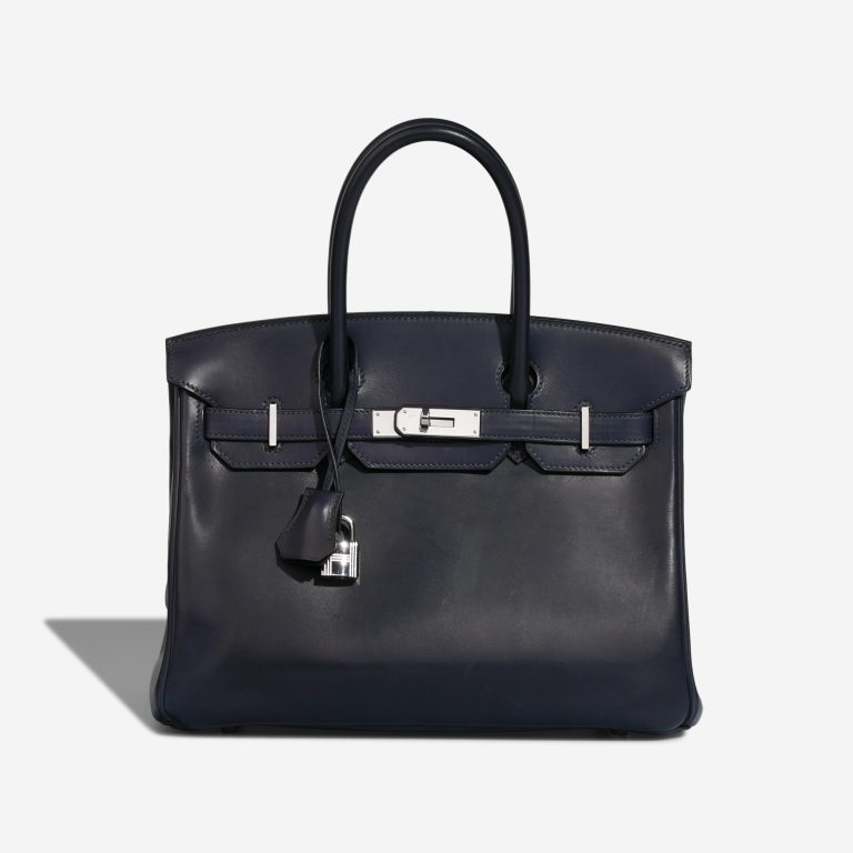 Hermès Birkin 30 Box Bleu Saphir Front | Sell your designer bag