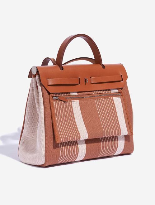 Hermès Herbag 31 Vache Hunter / Toile H Vibration Fauve / Écru / Beige | Sell your designer bag