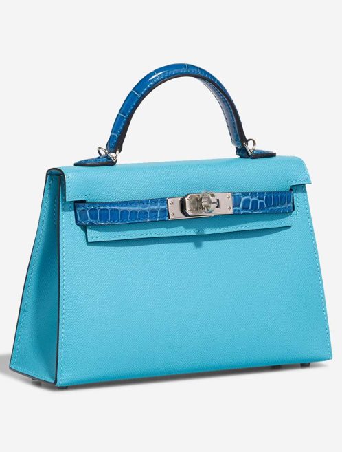 Hermès Kelly Mini Epsom / Alligator Mississippi Bleu du Nord / Zellige | Sell your designer bag