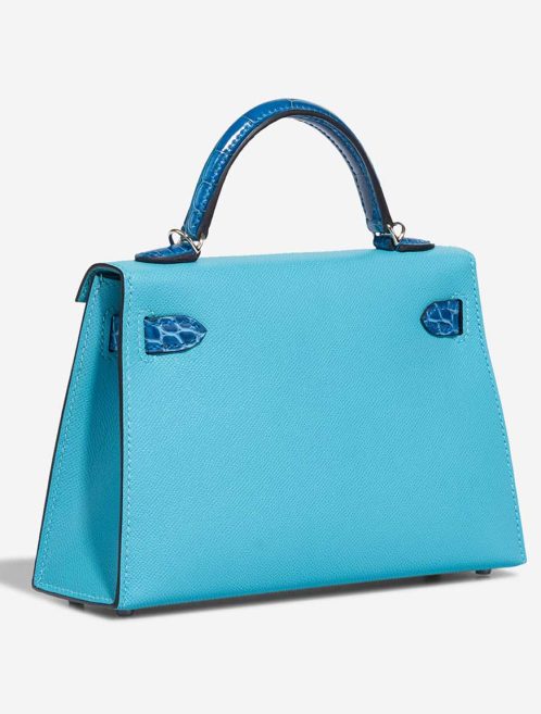 Hermès Kelly Mini Epsom / Alligator Mississippi Bleu du Nord / Zellige | Sell your designer bag
