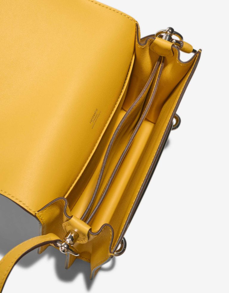 Hermès Roulis 18 Swift Jaune Ambre Inside | Sell your designer bag