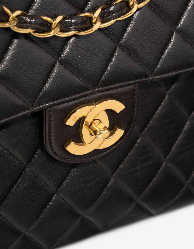 Chanel Timeless Jumbo Lamb Black Closing System | Sell your designer bag