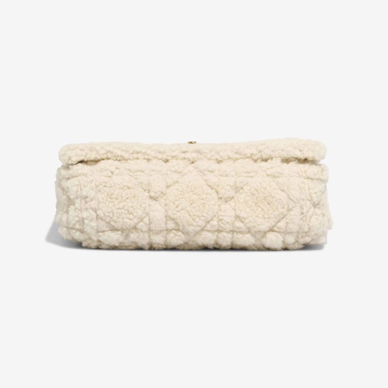 Dior Caro Medium Shearling / Suede White / Brown | Sell your designer bag