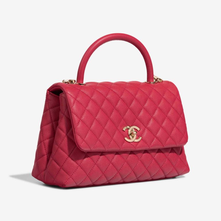 Chanel Timeless Handle Medium Caviar Red | Sell your designer bag
