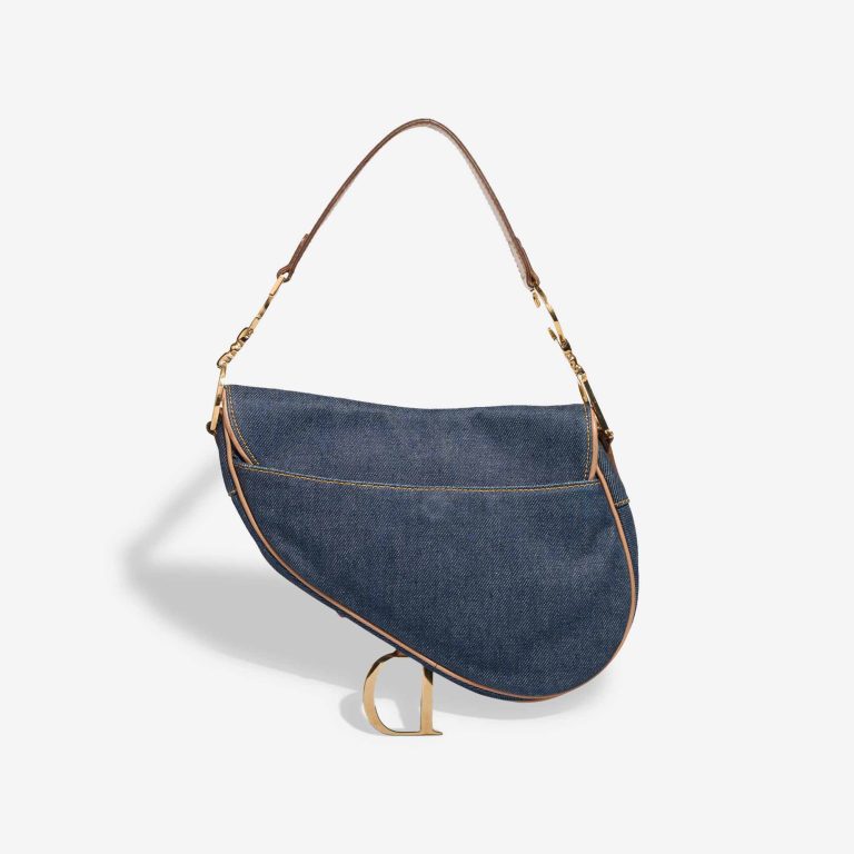 Dior Saddle Medium Denim / Calf Dark Denim / Brown | Sell your designer bag