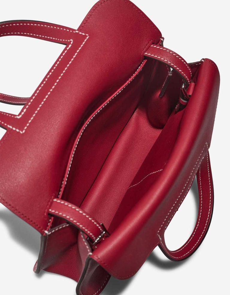 Hermès Halzan Mini Swift Rouge Grenat Inside | Sell your designer bag