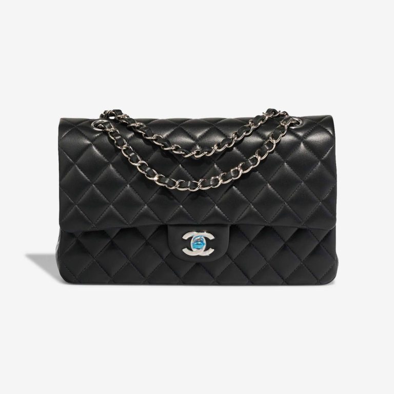 Chanel Timeless Medium Lamb Black Front | Sell your designer bag