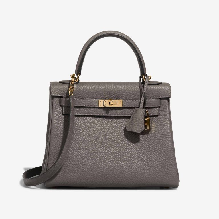 Hermès Kelly 25 Togo Gris Meyer Front | Sell your designer bag