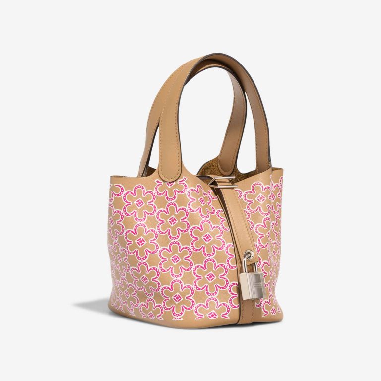 Hermès Picotin Micro Lucky Daisy Swift Chai / Rose / White | Sell your designer bag
