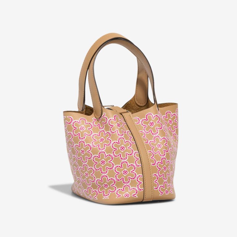 Hermès Picotin Micro Lucky Daisy Swift Chai / Rose / White | Sell your designer bag