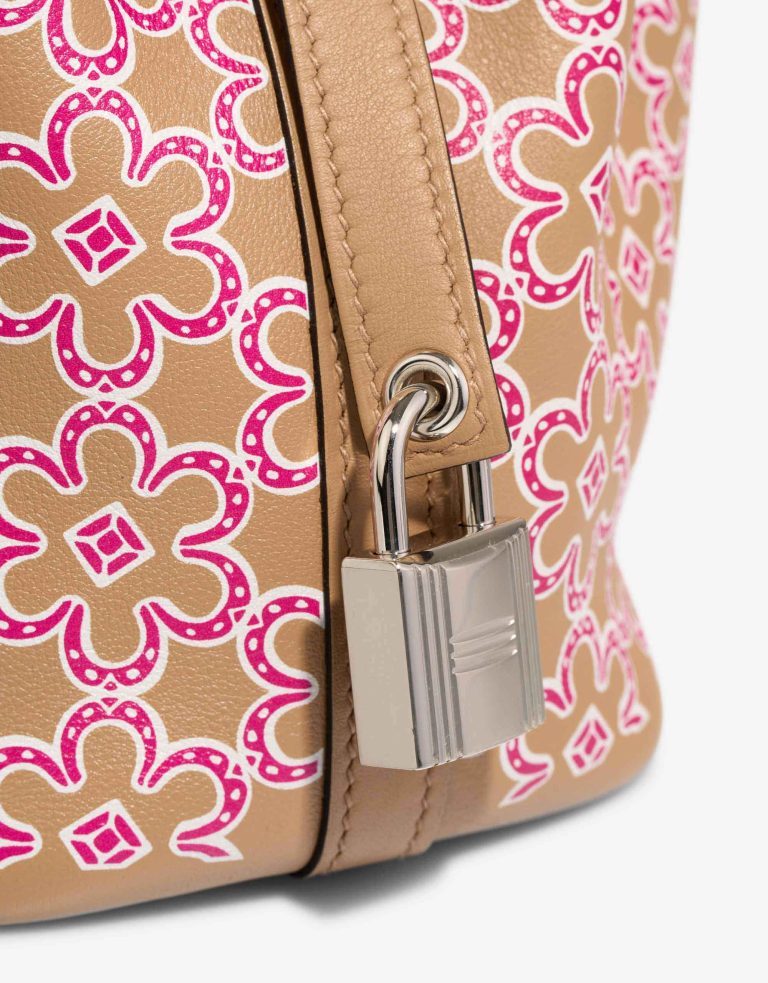 Hermès Picotin Micro Lucky Daisy Swift Chai / Rose / White Closing System | Sell your designer bag