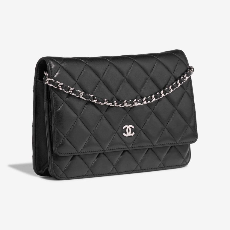 Chanel Timeless Wallet On Chain Lamb Black | Sell your designer bag