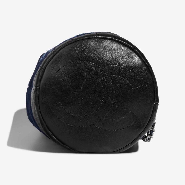 Chanel Backpack Wool / Lamb Blue / Black | Sell your designer bag