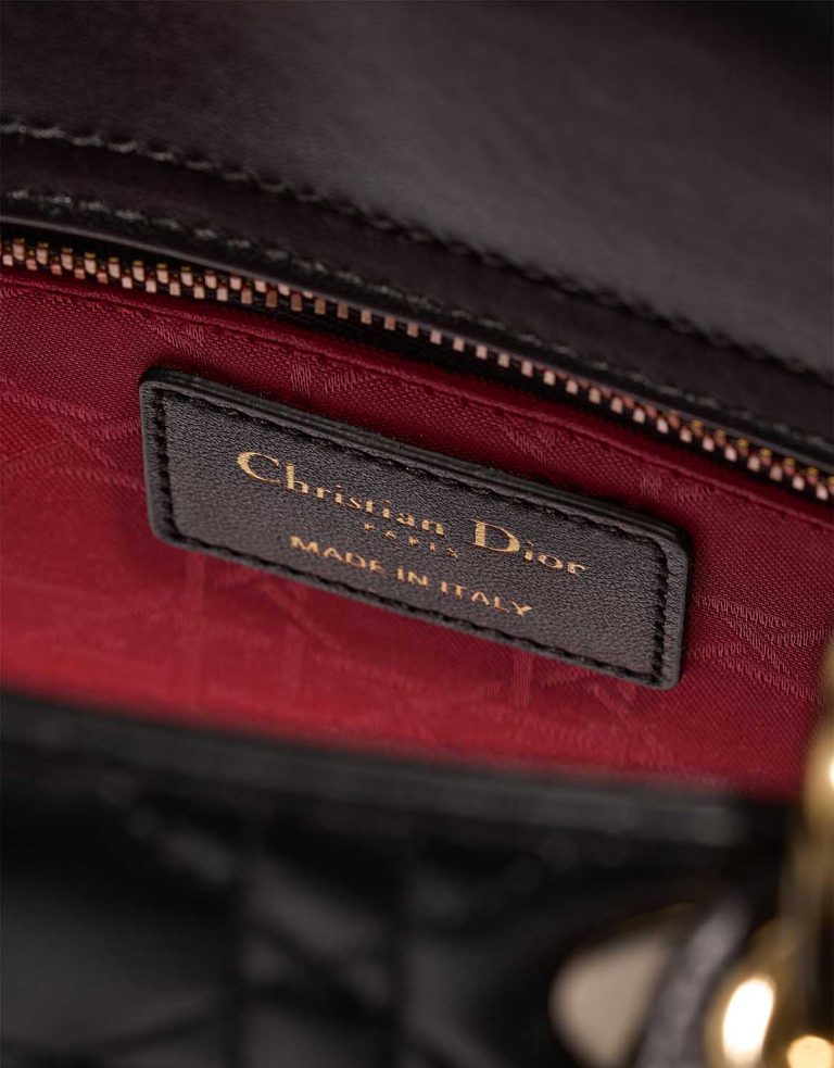 Dior Lady Small Lamb Black Logo | Sell your designer bag