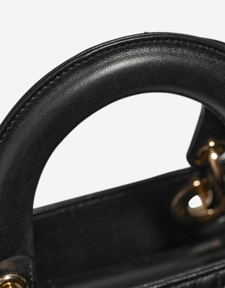 Dior Lady Small Lamb Black Signs of wear | Sell your designer bag