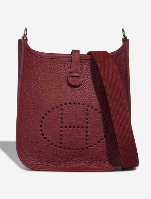 Hermès Evelyne 16 Taurillon Clémence Rouge H Front | Sell your designer bag