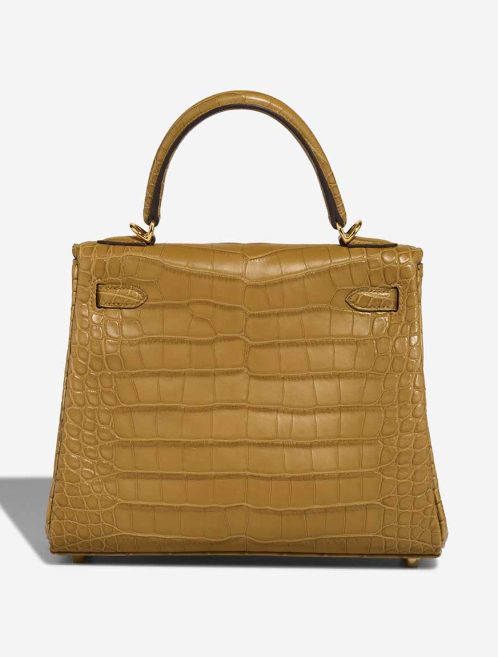 Hermès Kelly 25 Matte Alligator Kraft / Mimosa | Sell your designer bag
