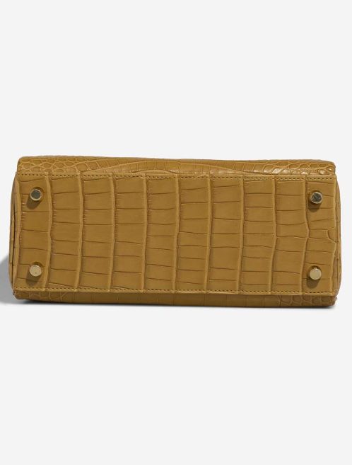 Hermès Kelly 25 Matte Alligator Kraft / Mimosa | Sell your designer bag