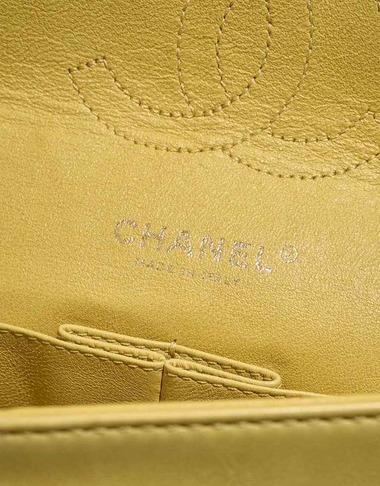 Chanel Timeless Medium Lamb Yellow Logo | Sell your designer bag